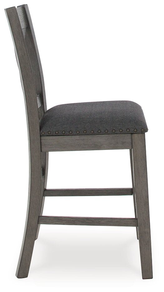 Caitbrook Counter Height Dining Table and Bar Stools (Set of 7) - Furniture City (CA)l