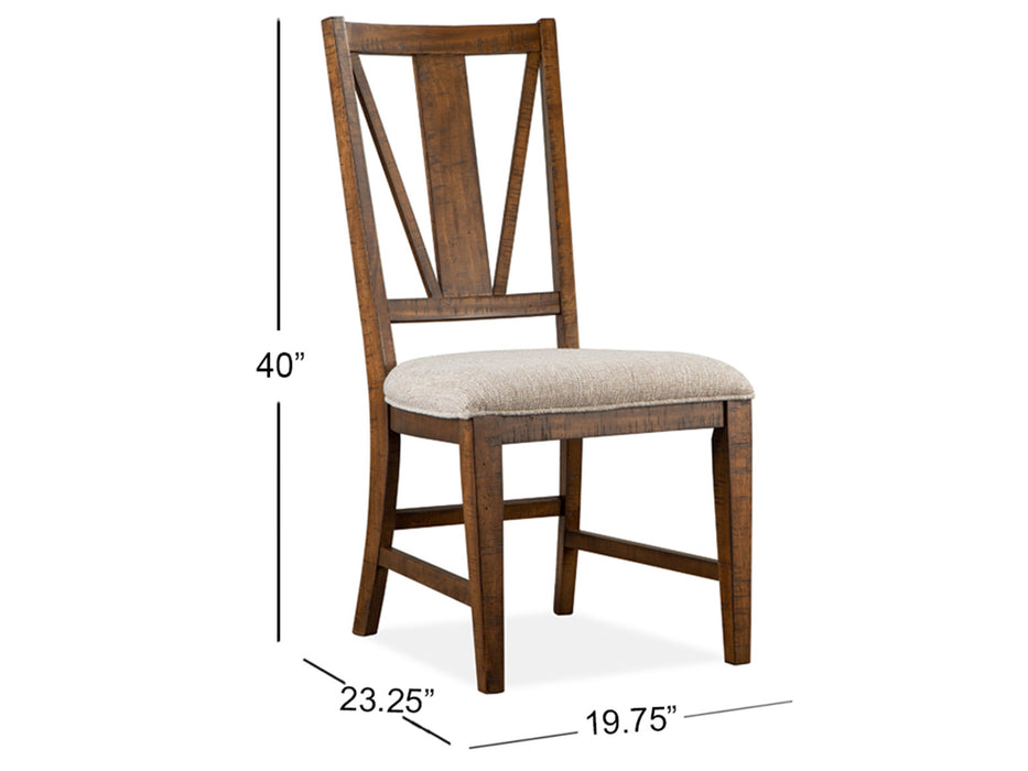 Bay Creek Dining Side Chair W/Upholstered Seat (2/Ctn)