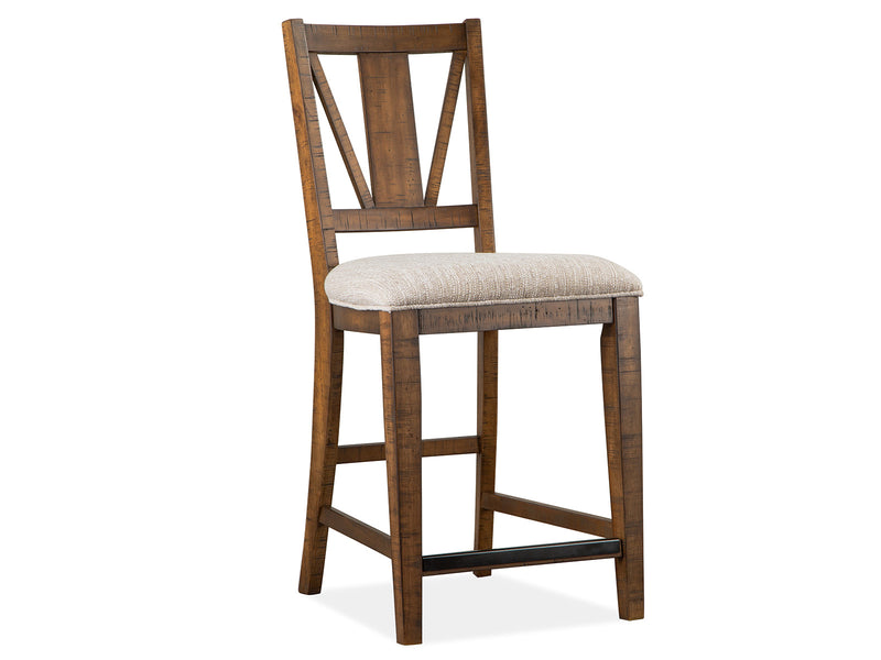 Bay Creek Counter Chair W/Upholstered Seat (2/Ctn) - Furniture City (CA)l