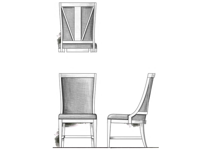 Westley Falls Upholstered Host Side Chair (2/Ctn)
