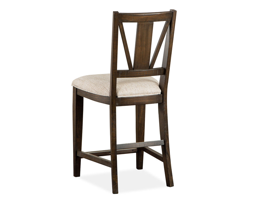 Westley Falls Counter Chair W/Upholstered Seat (2/Ctn)