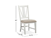 Heron Cove Dining Side Chair W/Upholstered Seat (2/Ctn) - Furniture City (CA)l