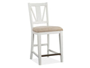 Heron Cove Counter Chair W/Upholstered Seat (2/Ctn) - Furniture City (CA)l