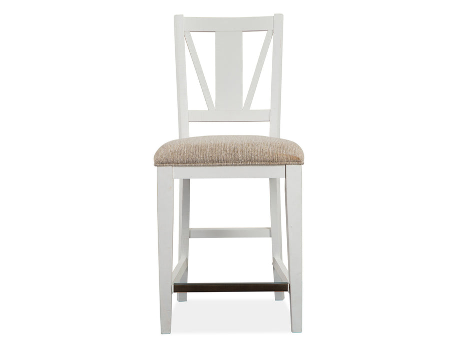 Heron Cove Counter Chair W/Upholstered Seat (2/Ctn)