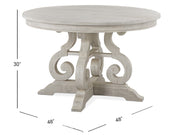 Bronwyn 48" Round Dining Table - Furniture City (CA)l