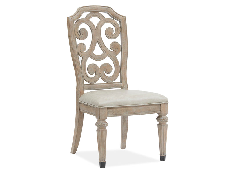 Marisol Dining Side Chair W/Upholstered Seat (2/Ctn)