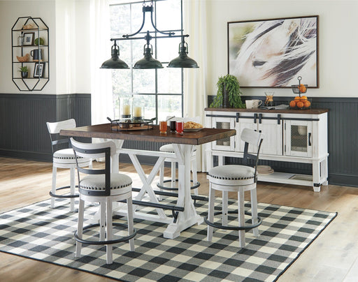 valebeck-counter-height-dining-table-4-barstools-and-server-1