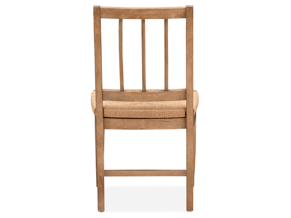 Lindon Dining Side Chair W/Paper Cord Seat (2/Ctn)