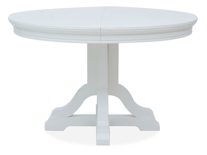 Charleston 48" Round Dining Table - White
