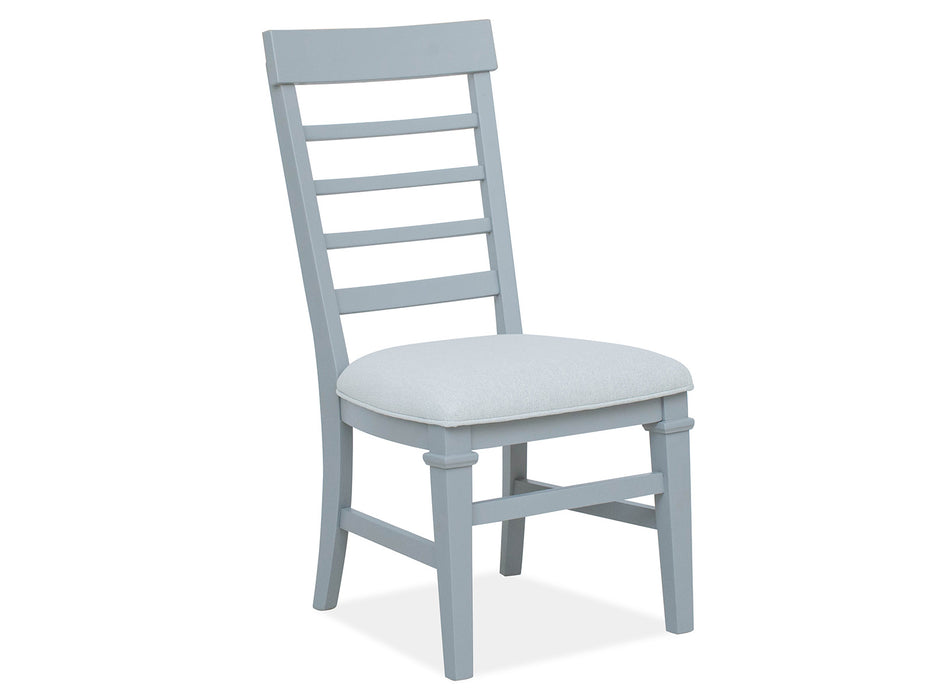 Charleston Dining Side Chair W/Upholstered Seat (2/Ctn) A- Grey