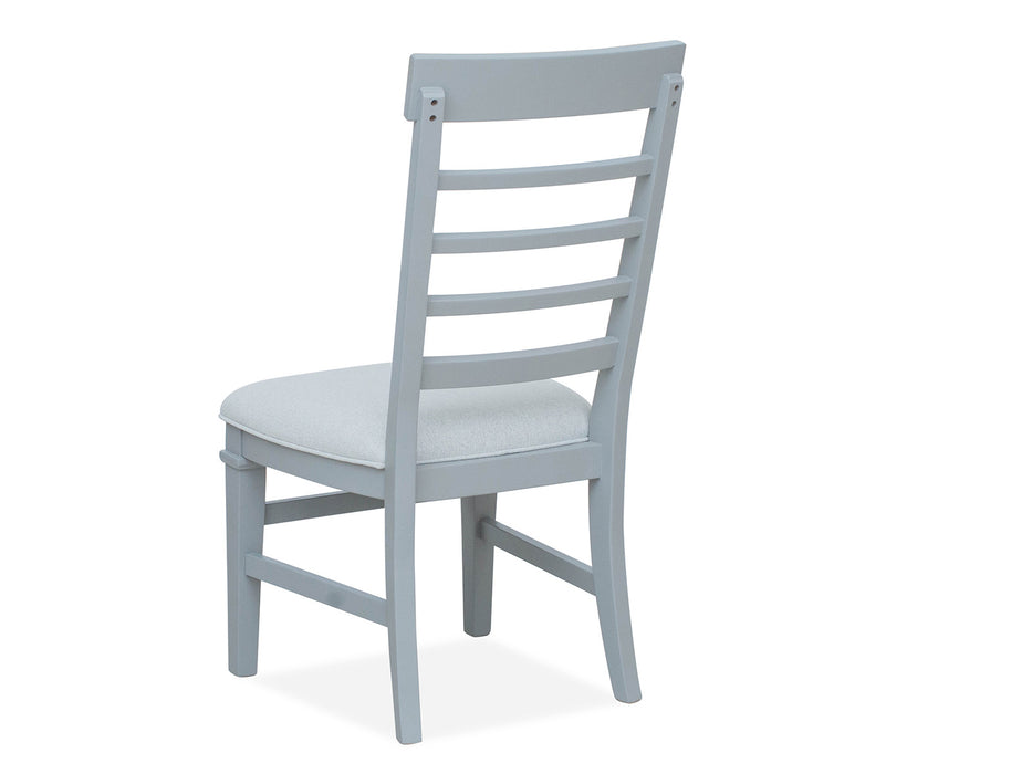 Charleston Dining Side Chair W/Upholstered Seat (2/Ctn) A- Grey