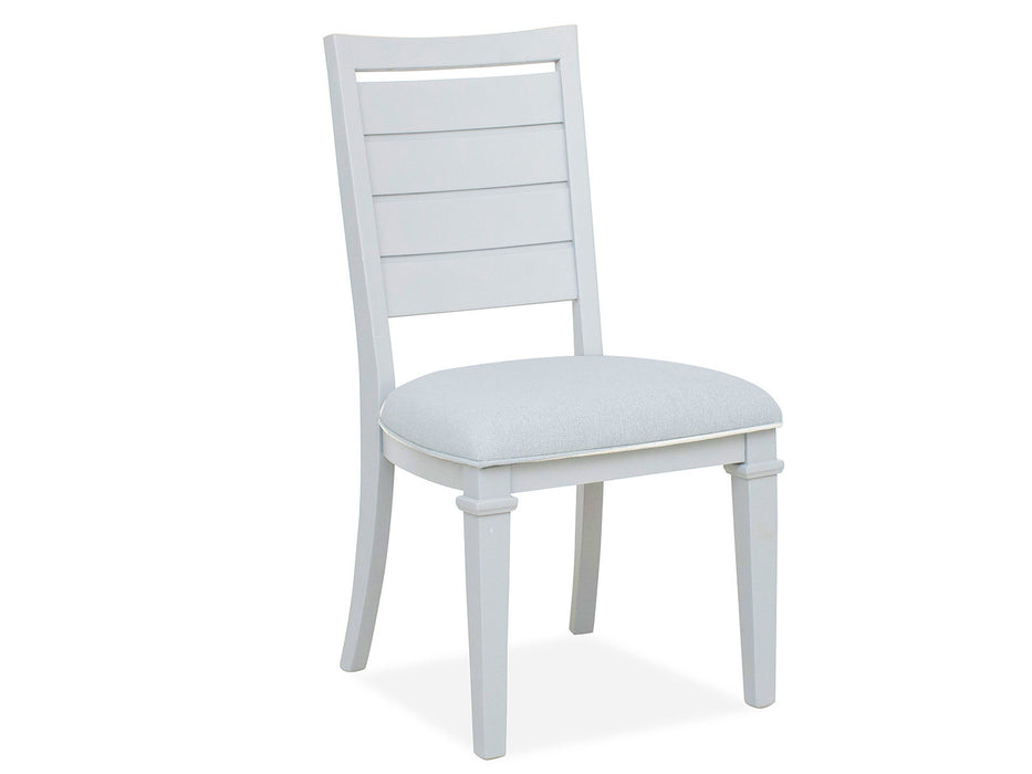 Charleston Dining Side Chair W/Upholstered Seat (2/Ctn) A-White