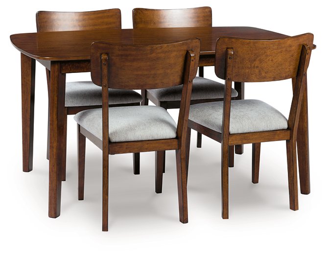 Tameride Dining Table and 4 Chairs (Set of 5) - Furniture City (CA)l