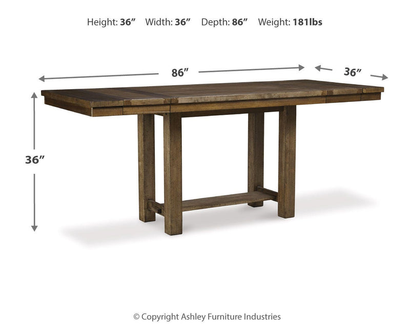 Moriville Counter Height Dining Set - Furniture City (CA)l