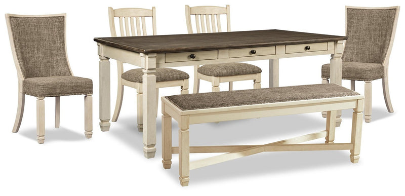 bolanburg-dining-table-4-chairs-and-bench-1