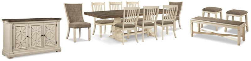 bolanburg-dining-table-with-8-chairs-and-bench-with-server-and-2-stools-1
