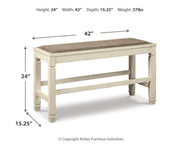 bolanburg-counter-height-dining-table-4-stools-bench-and-2-display-cabinets-20