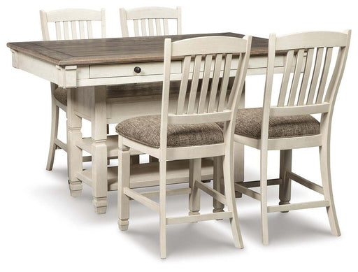 bolanburg-counter-height-dining-table-and-4-barstools-with-display-cabinet-2