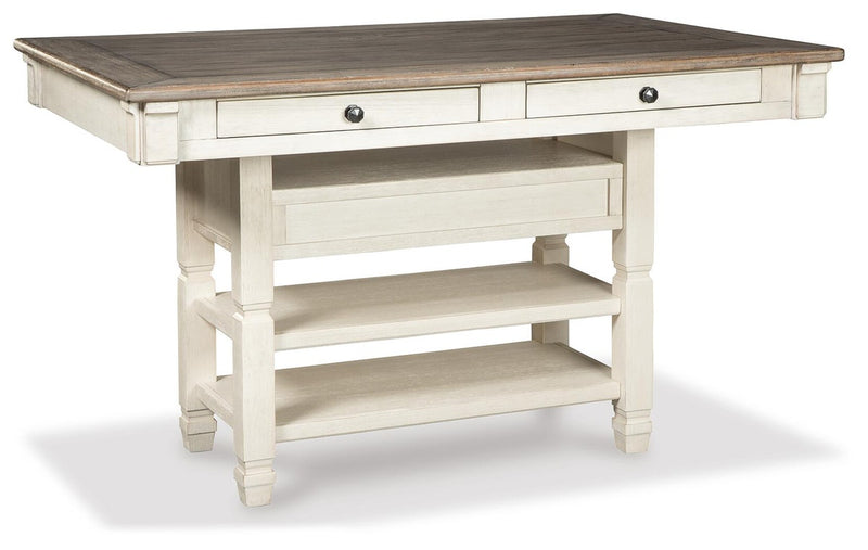 bolanburg-counter-height-dining-table-4-stools-bench-and-2-display-cabinets-12