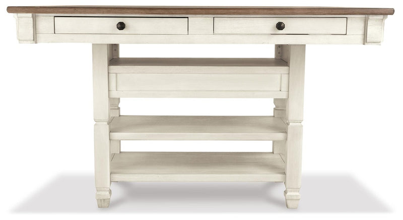 bolanburg-counter-height-dining-table-4-stools-bench-and-2-display-cabinets-11