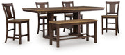 rylandeen-counter-height-extension-dining-table-4-barstools-and-bench-1