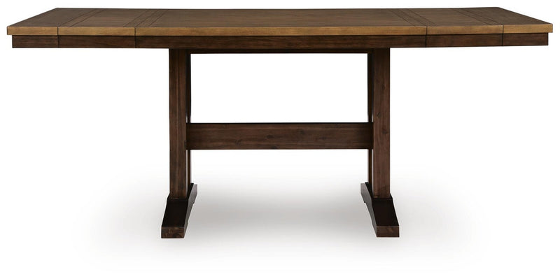 rylandeen-counter-height-extension-dining-table-4-barstools-and-bench-8