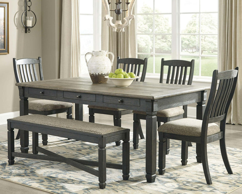 tyler-creek-dining-table-4-chairs-and-bench-1