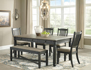 tyler-creek-dining-table-4-chairs-and-bench-2