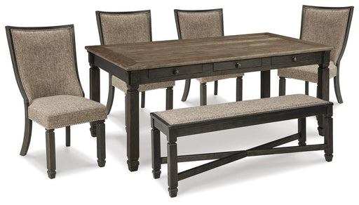 tyler-creek-dining-table-and-4-chairs-with-bench-1