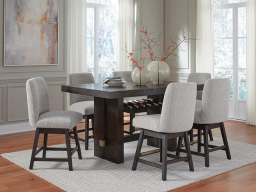 burkhaus-counter-height-dining-table-and-6-barstools-1