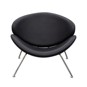 Set of (2) Roxy Black Accent Chair with Chrome Frame by Diamond Sofa - Furniture City (CA)l