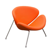 Set of (2) Roxy Orange Accent Chair with Chrome Frame by Diamond Sofa - Furniture City (CA)l