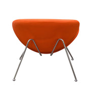 Set of (2) Roxy Orange Accent Chair with Chrome Frame by Diamond Sofa - Furniture City (CA)l