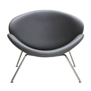 Set of (2) Roxy Accent Chair with Chrome Frame by Diamond Sofa - GREY - Furniture City (CA)l