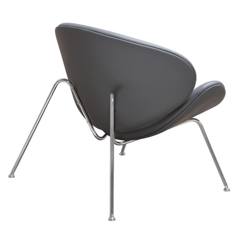 Set of (2) Roxy Accent Chair with Chrome Frame by Diamond Sofa - GREY - Furniture City (CA)l