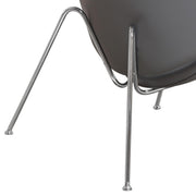 Set of (2) Roxy Accent Chair with Chrome Frame by Diamond Sofa - GREY - Furniture City (CA)l