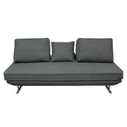 Dolce Lounge Seating Platform with Moveable Backrest Supports by Diamond Sofa - Grey Fabric - Furniture City (CA)l