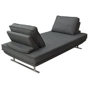 Dolce Lounge Seating Platform with Moveable Backrest Supports by Diamond Sofa - Grey Fabric - Furniture City (CA)l