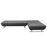 Dolce 2PC Lounge Seating Platforms with Moveable Backrest Supports by Diamond Sofa - Grey Fabric - Furniture City (CA)l