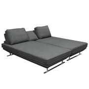 Dolce 2PC Lounge Seating Platforms with Moveable Backrest Supports by Diamond Sofa - Grey Fabric - Furniture City (CA)l