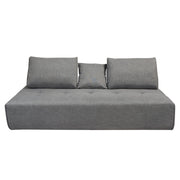 Cloud Lounge Seating Platform with Moveable Backrest Supports in Space Grey Fabric by Diamond Sofa - Furniture City (CA)l