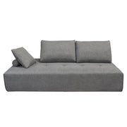 Cloud Lounge Seating Platform with Moveable Backrest Supports in Space Grey Fabric by Diamond Sofa - Furniture City (CA)l
