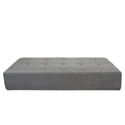 Cloud Lounge Seating Platform with Moveable Backrest Supports in Space Grey Fabric by Diamond Sofa - Furniture City (CA)l