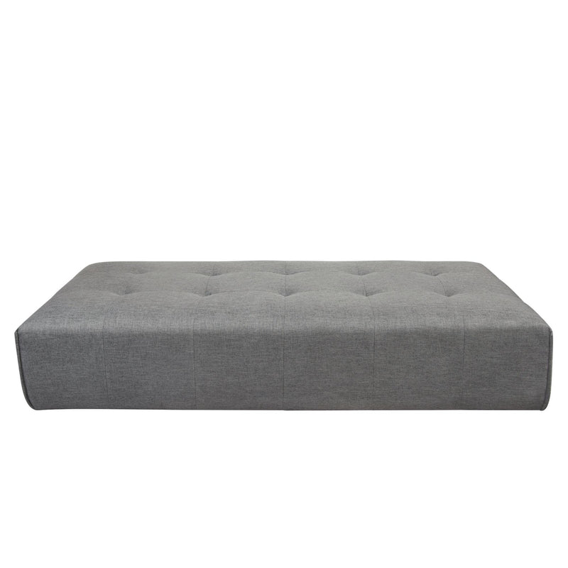Cloud Lounge Seating Platform with Moveable Backrest Supports in Space Grey Fabric by Diamond Sofa - Furniture City (CA)l