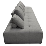 Cloud 2PC Lounge Seating Platforms with Moveable Backrest Supports in Space Grey Fabric by Diamond Sofa - Furniture City (CA)l