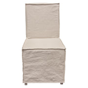 Sonoma 2-Pack Dining Chairs with Wood Legs and Sand Linen Removable Slipcover by Diamond Sofa - Furniture City (CA)l