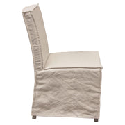 Sonoma 2-Pack Dining Chairs with Wood Legs and Sand Linen Removable Slipcover by Diamond Sofa - Furniture City (CA)l