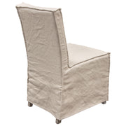 Sonoma 2-Pack Dining Chairs with Wood Legs and Sand Linen Removable Slipcover by Diamond Sofa - Furniture City (CA)l