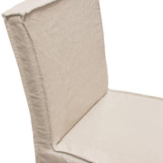 Sonoma 2-Pack Dining Chairs with Wood Legs and Sand Linen Removable Slipcover by Diamond Sofa - Furniture City (CA)l