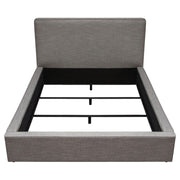 Cloud 43" Low Profile Queen Bed in Grey Fabric by Diamond Sofa - Furniture City (CA)l